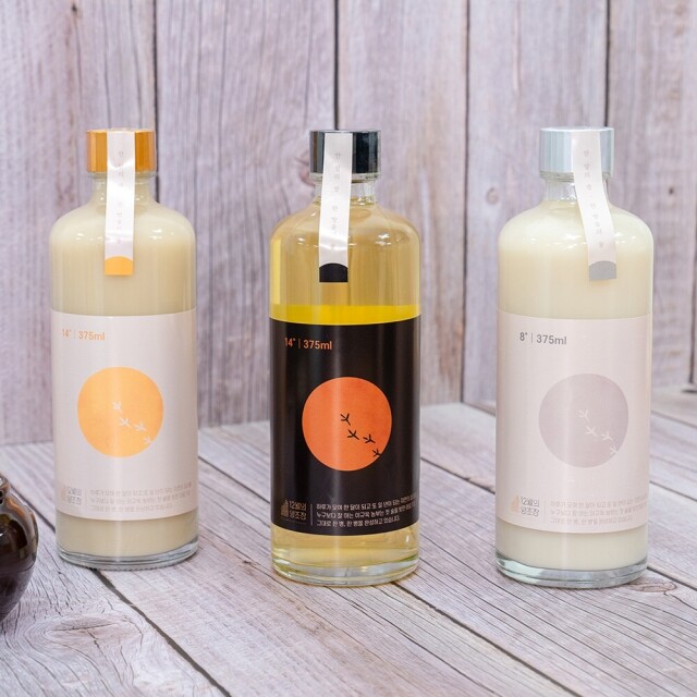 강원더몰,12월의양조장 도란도란 8도 탁주, 14도 탁주, 약주 각 1병 ,375ml